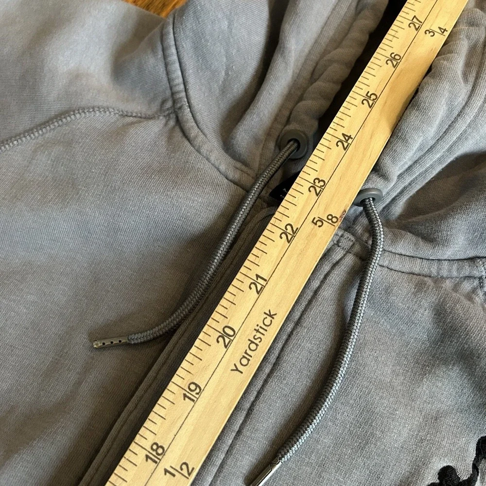 Jordan Mens Size Medium Varsity‎ Hooded Sweatshirt Cool Grey 689020-065